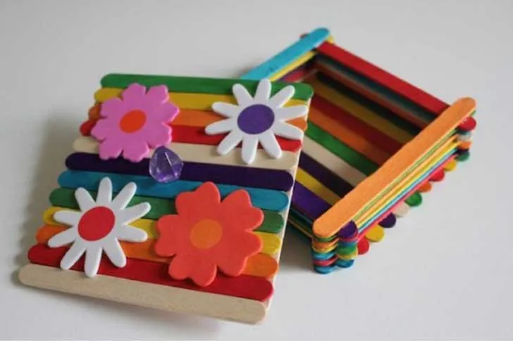 10 entretenidas ideas que puedes realizar sólo con palitos de ...