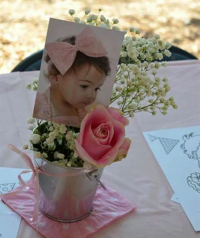 10 Ideas de Centros de Mesa Sencillos para Bautizo de Niña - decoracion para  fiestas