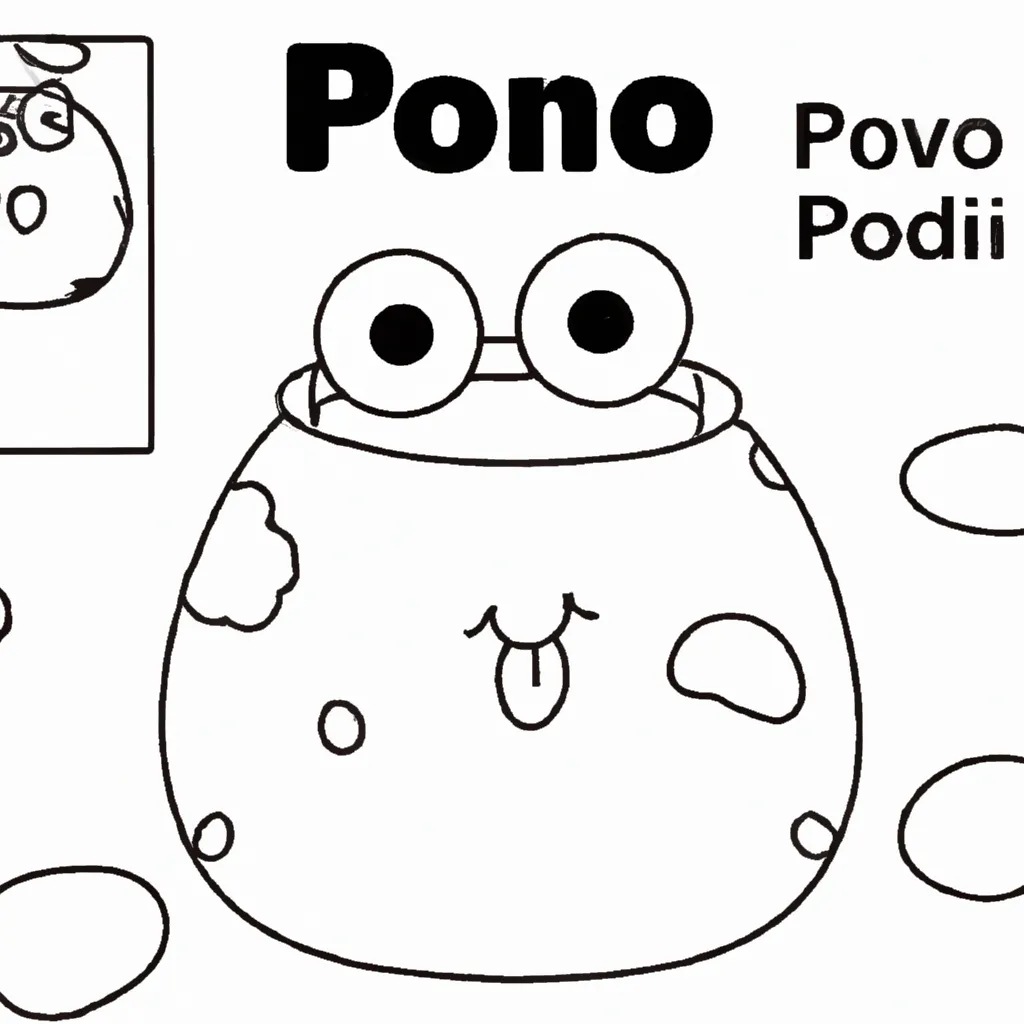 10 Incríveis Desenhos de Pou para Imprimir e Colorir