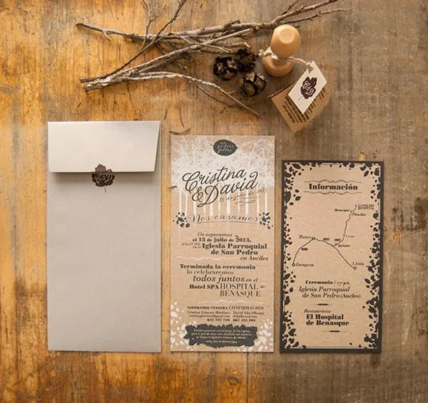 10 invitaciones de boda molonas para tu inspiración