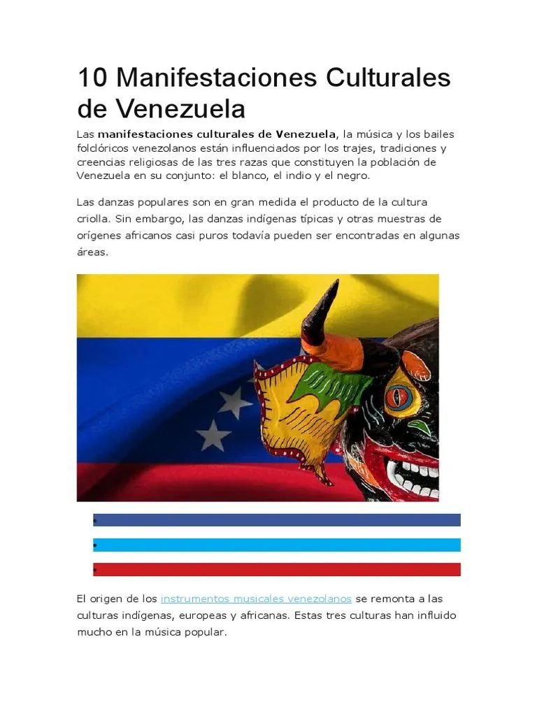 10 Manifestaciones Culturales de Venezuela | PDF | Navidad