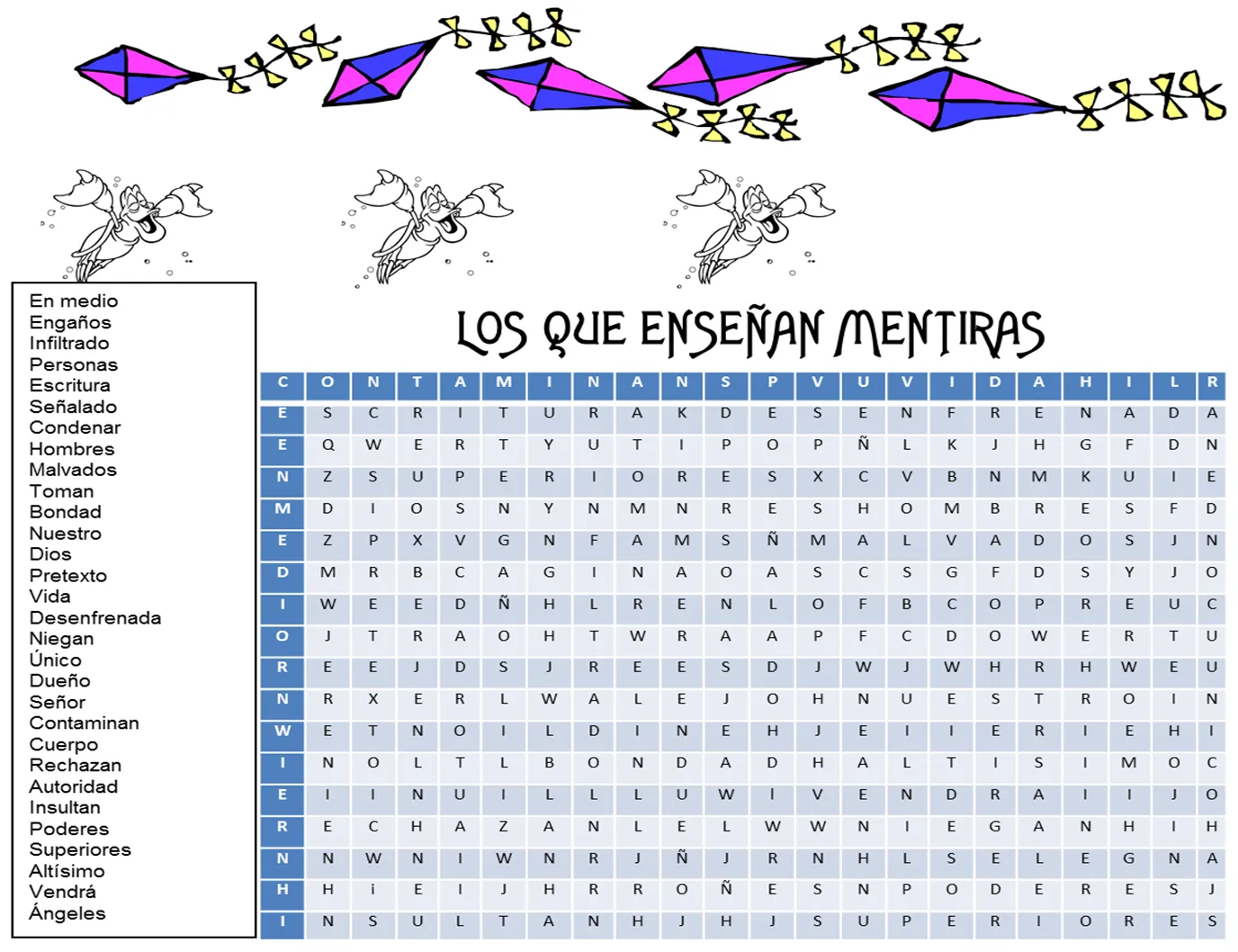 10 - LA MANIPULACION Y LA MENTIRA | EL MARAVILLOSO MUNDO DE LAS ...