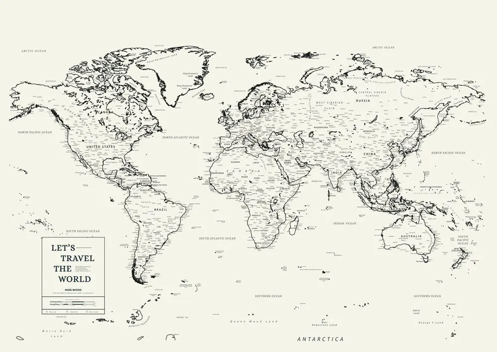 ▷ 10 mappamondi politici da scaricare e stampare gratuitamente – Misswood