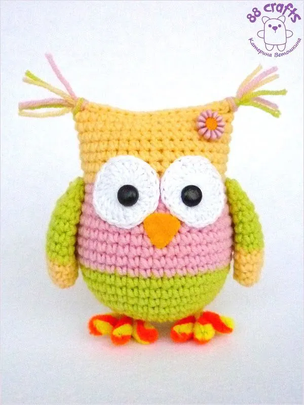 10 Patrones de Búhos Amigurumi Gratis - Arte Friki