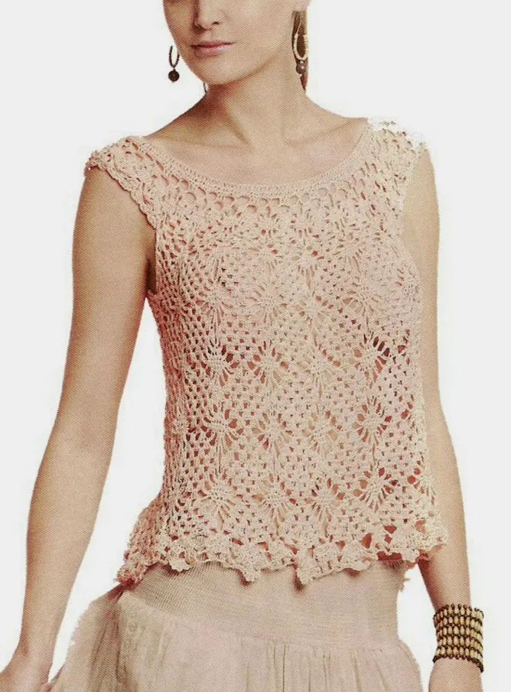 1000+ ideas sobre Blusas Tejidas En Crochet en Pinterest | Blusas ...