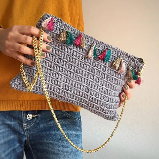 1000+ ideas sobre Clutch De Ganchillo en Pinterest | Bolsos de ...