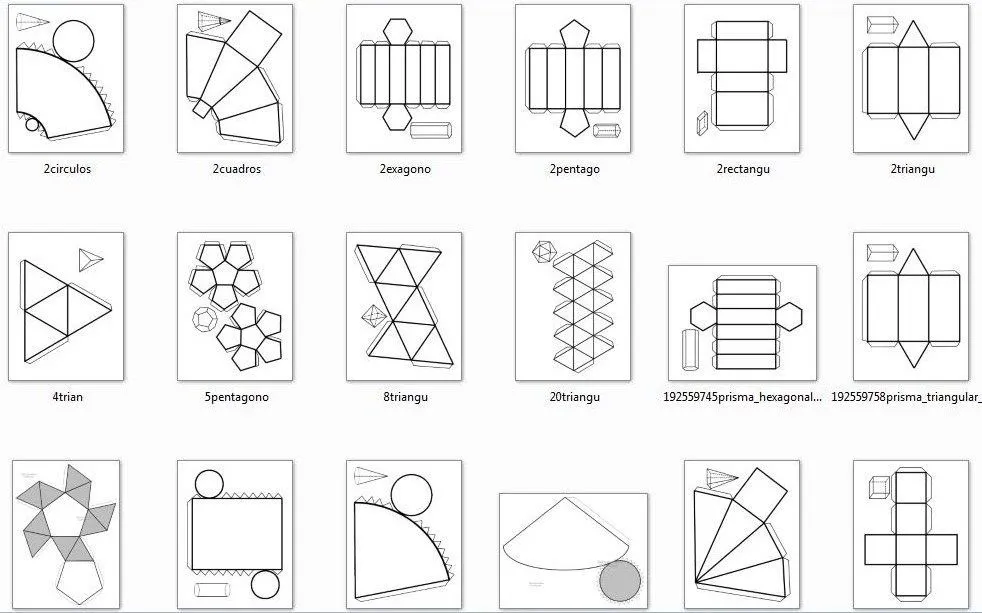 1000+ ötlet a következőről: Cuerpos Geometricos Para Armar a ...