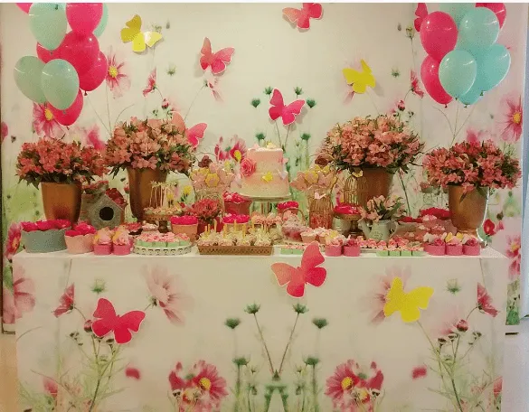 101 fiestas: Decora con lindas mariposas tu baby shower