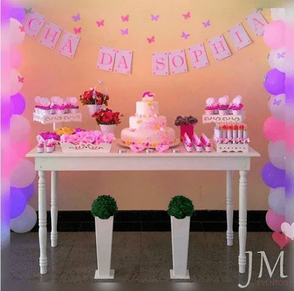 101 fiestas: Decora con lindas mariposas tu baby shower