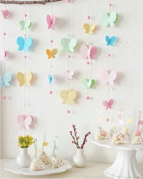 101 fiestas: Decora con lindas mariposas tu baby shower