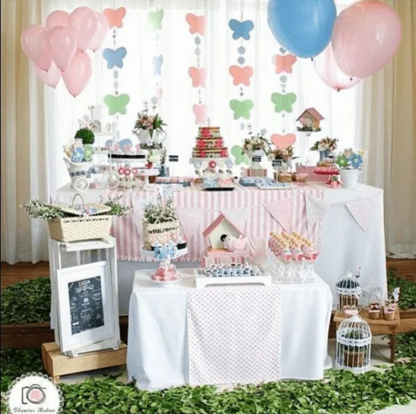 101 fiestas: Decora con lindas mariposas tu baby shower