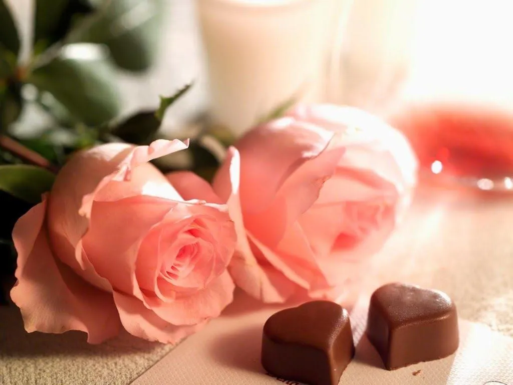 1024 Wallpapers: wallpapers hd: San Valentin (Rosa y chocolate)