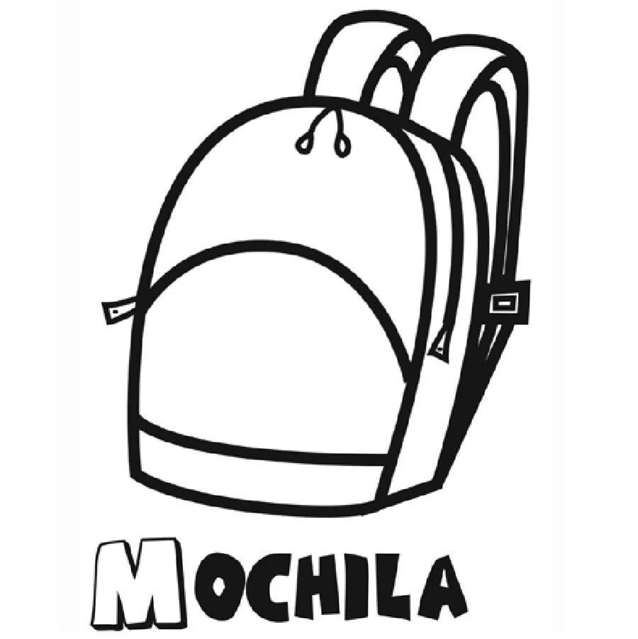 Mochila para imprimir - Imageneitor