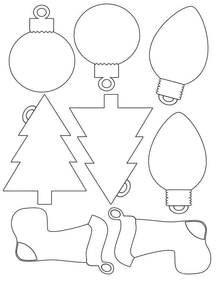 11 Moldes para hacer muñecos y adornos navideños en fieltro ~ lodijoella