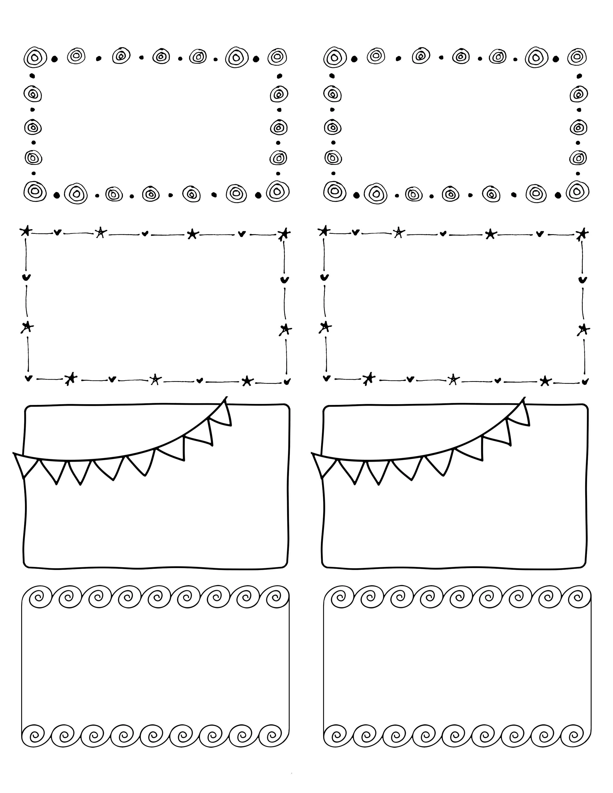 110 ideas de Bordes y adornos para cuaderno | bordes, adornos para cuadernos,  bordes y marcos