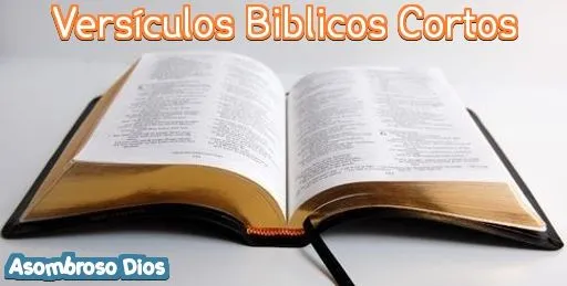 1160) Los versículos más cortos de la Biblia ~ Asombroso Dios