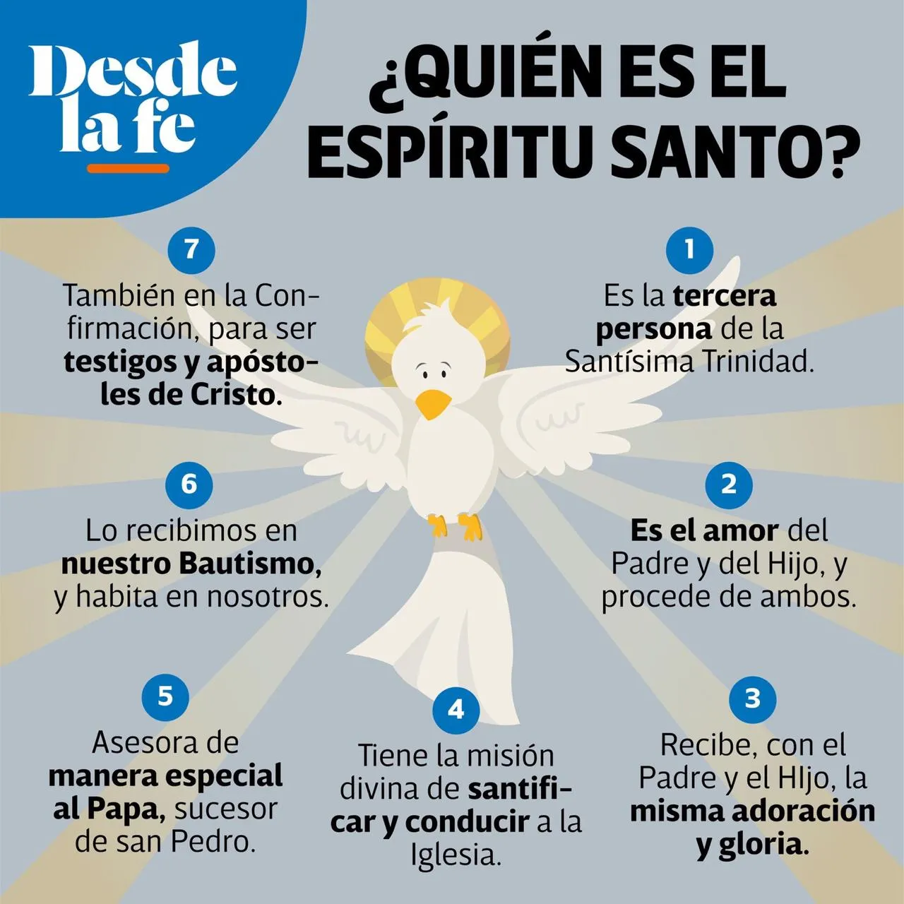 Los 12 Frutos del Espíritu Santo. ¿Cuáles son y qué significan?