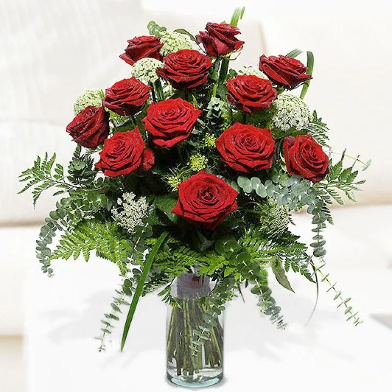 123Flores.com.mx - Arreglo de 18 Rosas Rojas - Envio a Domicilio ...