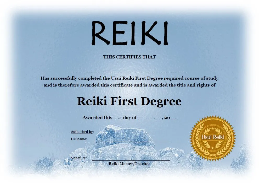 128 plantillas de certificado Reiki: diseñadas - Etsy México