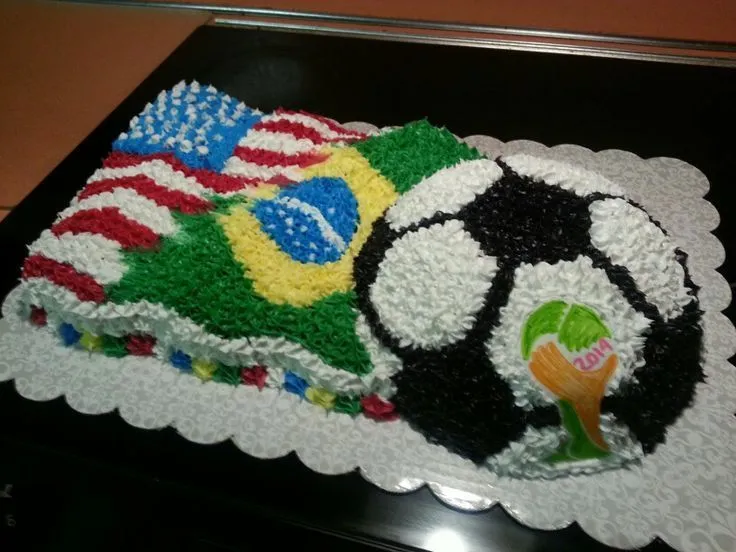 14 pasteles para celebrar el Mundial de Brasil