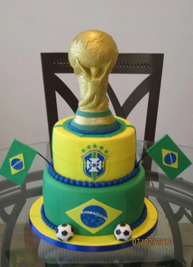 14 pasteles para celebrar el Mundial de Brasil