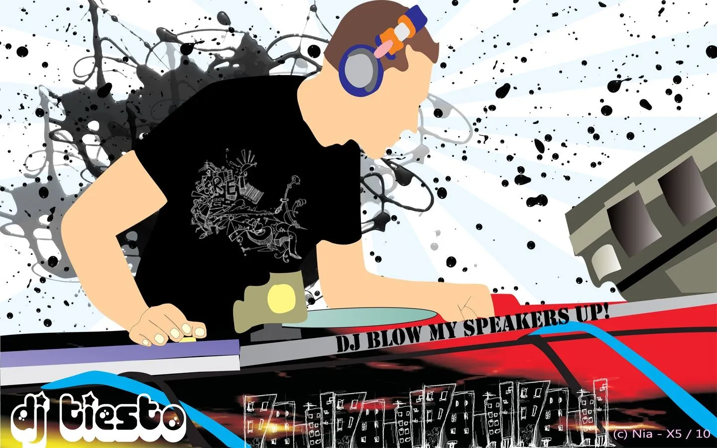 1440x900 Dj, Blow My Speakers Up wallpaper, music and dance wallpapers