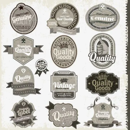 15 free and premium retro labels, badges, signs and logos for your ...