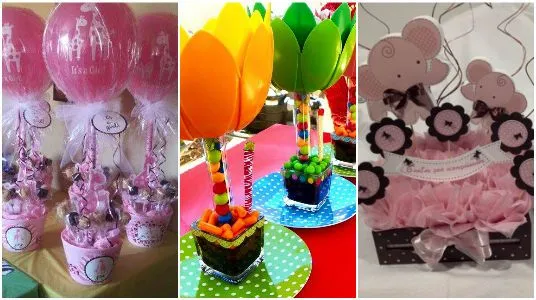 15 Ideas para Elaborar Centros de Mesa para Fiestas Infantiles