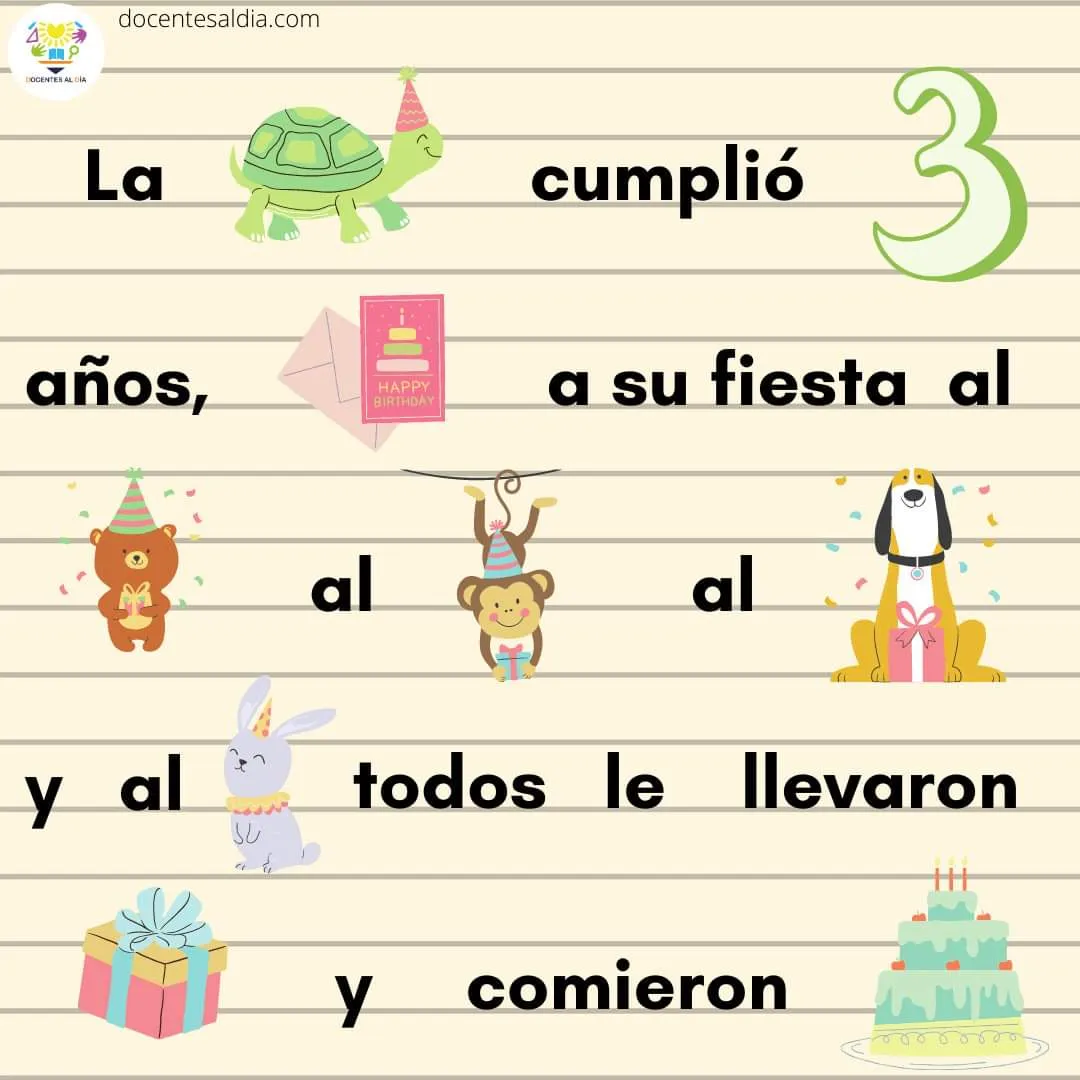 15 lecturas con pictogramas para niños