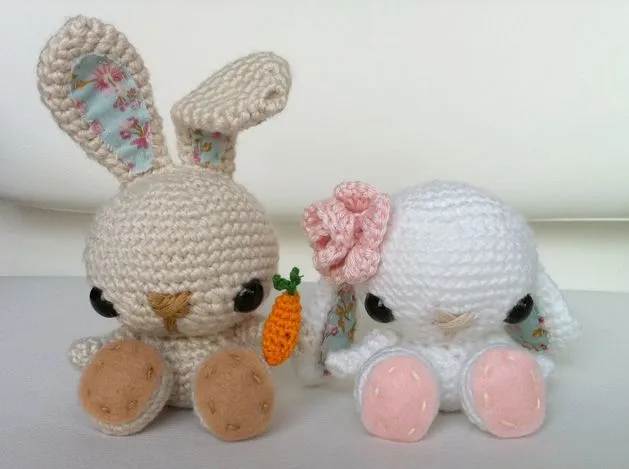 1500 Free Amigurumi Patterns: Free Pattern for Crochet Spring Bunny