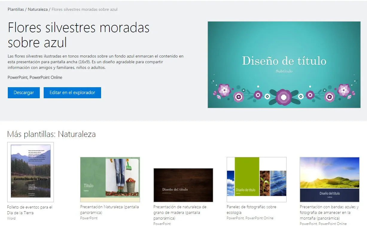 165 plantillas gratuitas para PowerPoint