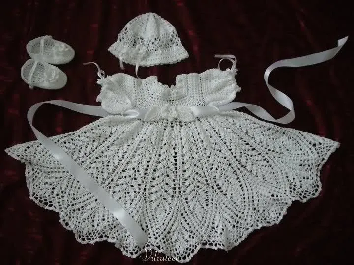 Vestidos de niña tejidos en crochet - Imagui | Vestidos ...