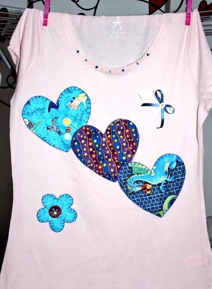 17 Best images about camisetas decoradas on Pinterest | Applique ...