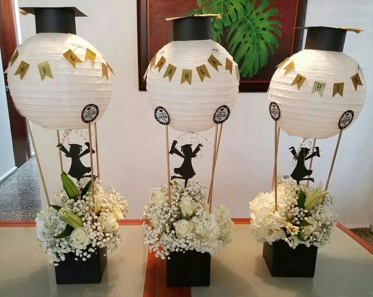 17 mejores ideas sobre Centros De Mesa Graduacion en Pinterest ...