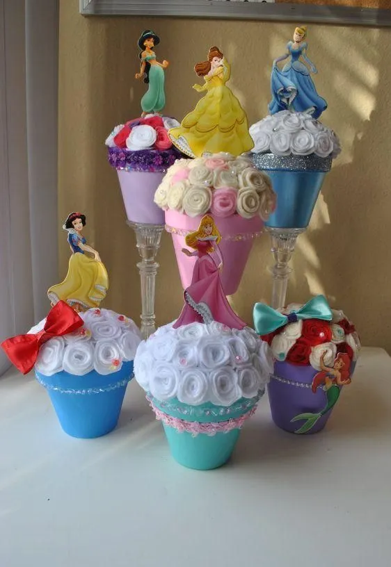 17 mejores ideas sobre Centros De Mesa Princesa Disney en ...