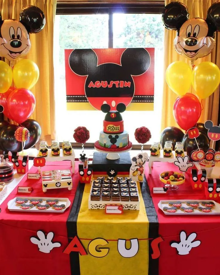 17 mejores ideas sobre Decoraciones De Mickey Mouse en Pinterest ...