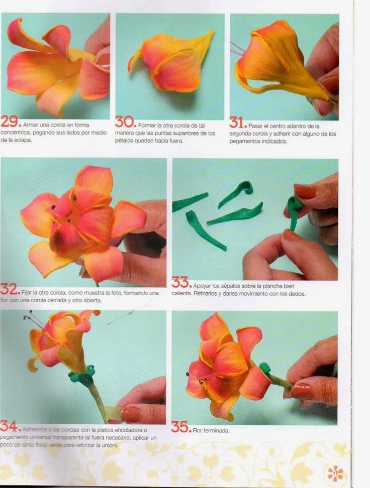 17 mejores ideas sobre Flores En Foami en Pinterest | Flores en ...