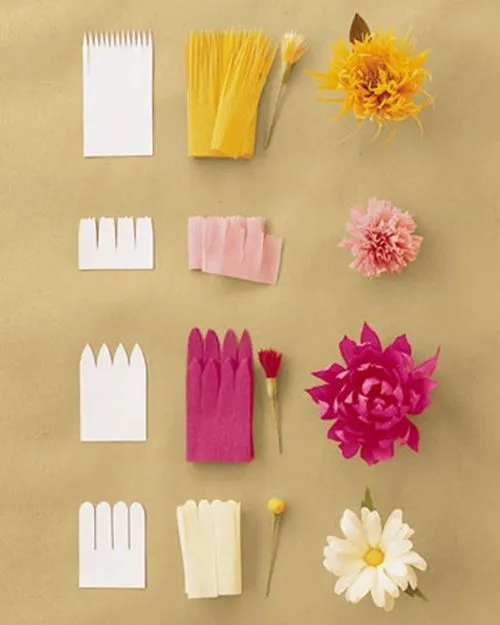 17 mejores ideas sobre Flores De Papel Crepé en Pinterest | Rosas ...