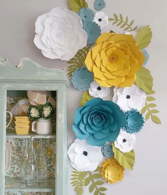 17 mejores ideas sobre Flores De Papel en Pinterest | Crespón ...