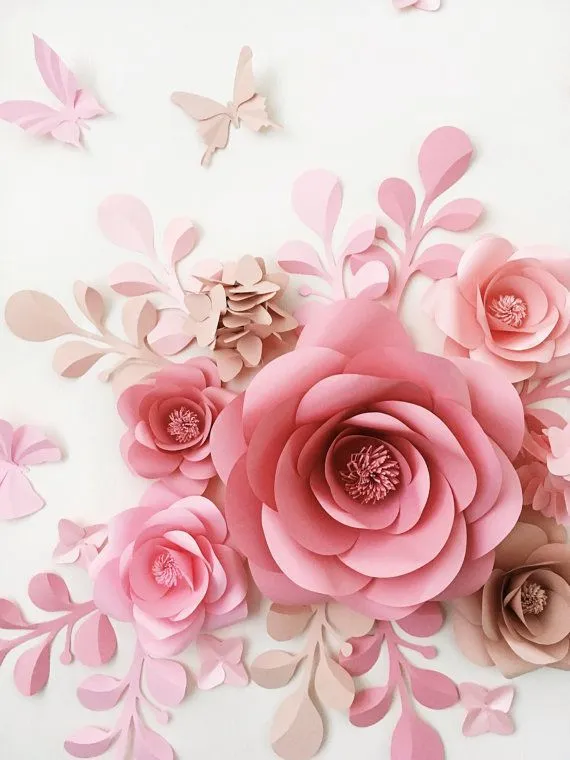 17 mejores ideas sobre Flores De Papel en Pinterest | Crespón ...