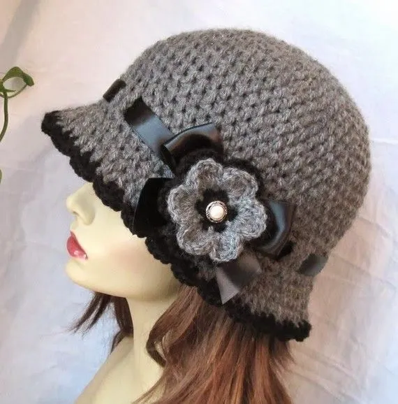 17 mejores ideas sobre Gorros Tejidos Al Crochet en Pinterest ...