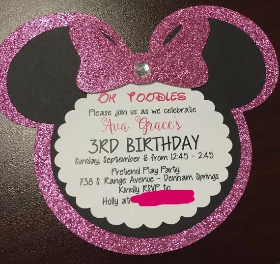 17 mejores ideas sobre Invitación De Mickey Mouse en Pinterest ...