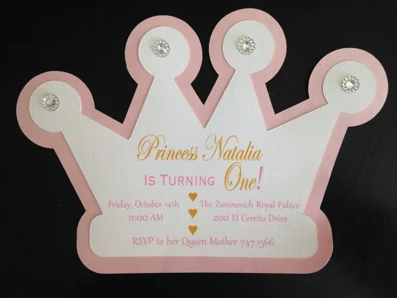 17 mejores ideas sobre Invitaciones De Princesa en Pinterest ...