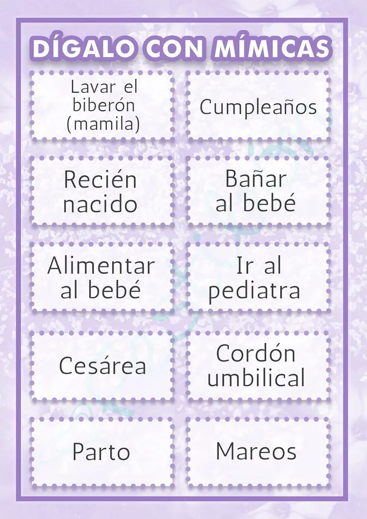 17 mejores ideas sobre Juegos Baby Shower Mixto en Pinterest ...