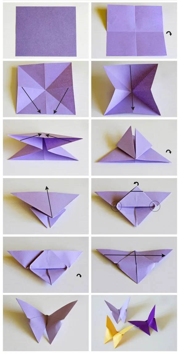 17 mejores ideas sobre Mariposas De Papel en Pinterest | Origami ...