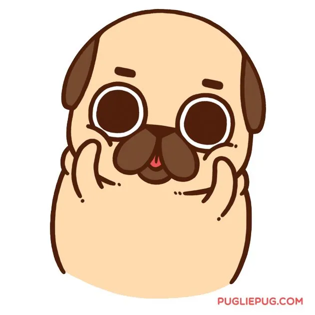 17 mejores ideas sobre Pug Cartoon en Pinterest | Perro carlino ...