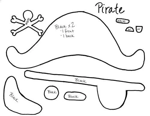 17 mejores ideas sobre Sombreros De Pirata en Pinterest ...