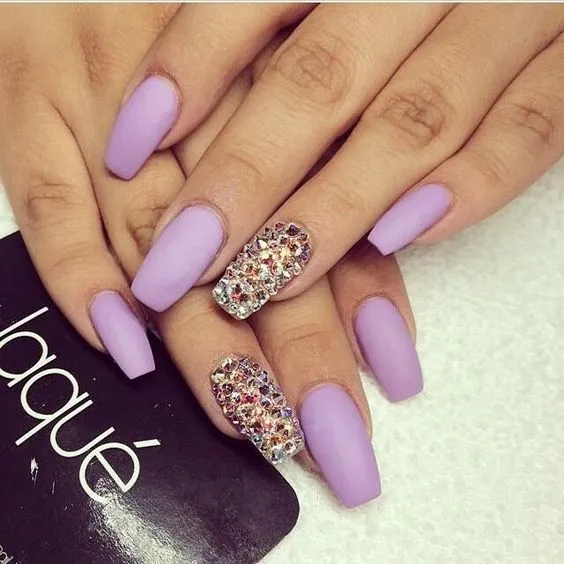 17 mejores ideas sobre Uñas Color Morado en Pinterest | Uñas ...