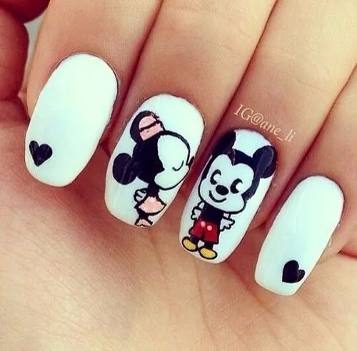 17 mejores ideas sobre Uñas Disney en Pinterest | Arte de uñas ...