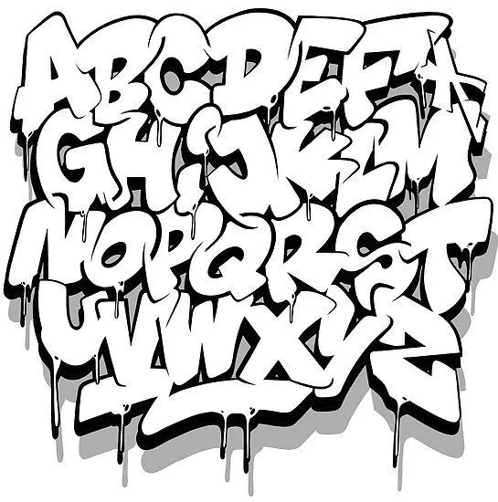 170 ideas de Abecedario | letras graffiti, letras grafiti, alfabeto de  grafiti